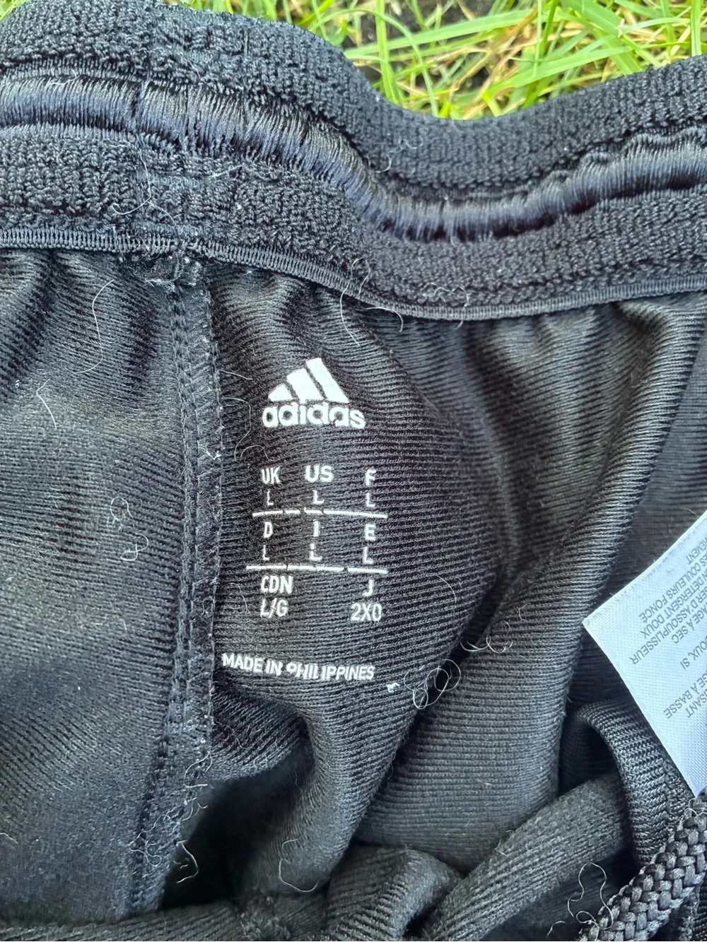 Adidas | Mens Black large sweatpants